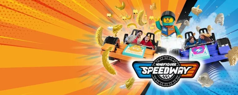 Legoland Windsor opent nieuwe duellerende achtbanen ‘Minifigure Speedway’