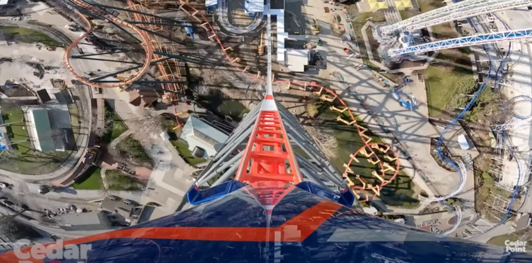 [Video] Cedar Point neemt kijkers mee aan boord tijdens een testrit van de spectaculaire  Top Thrill 2