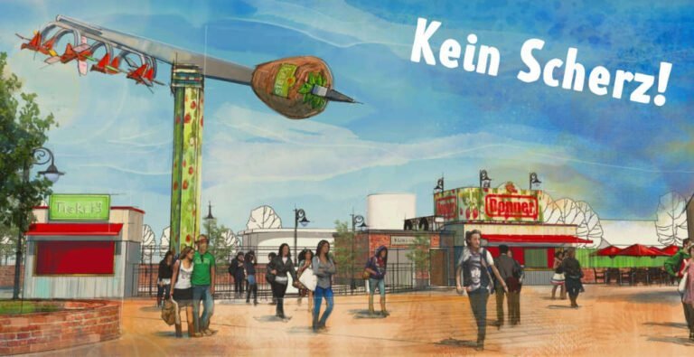 Nieuwe attractie in het teken van vliegende döner voor Duits attractiepark