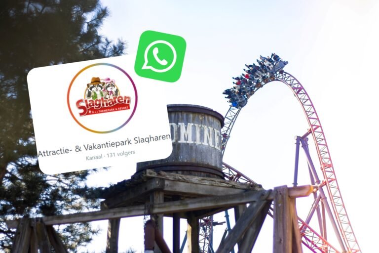 Slagharen eerste Nederlandse attractiepark met eigen WhatsApp-kanaal