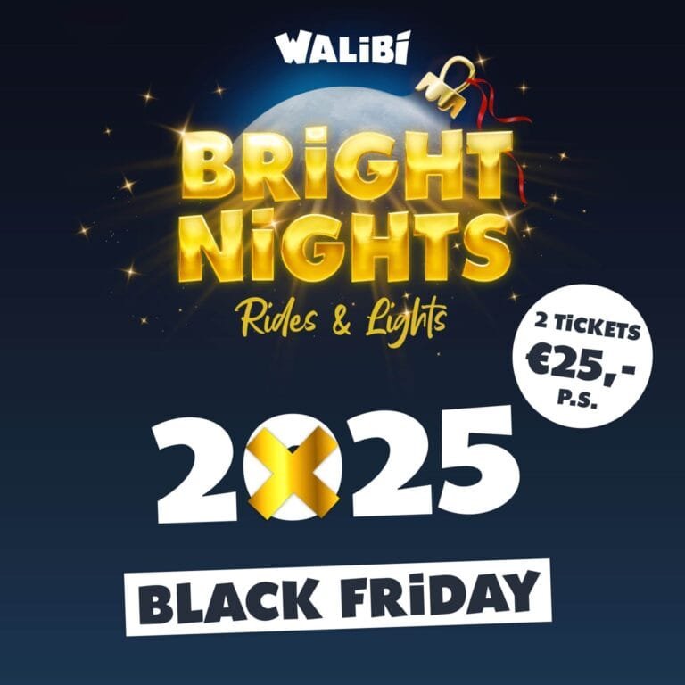 Black Friday-actie van Walibi Holland: twee tickets voor 25 euro per stuk