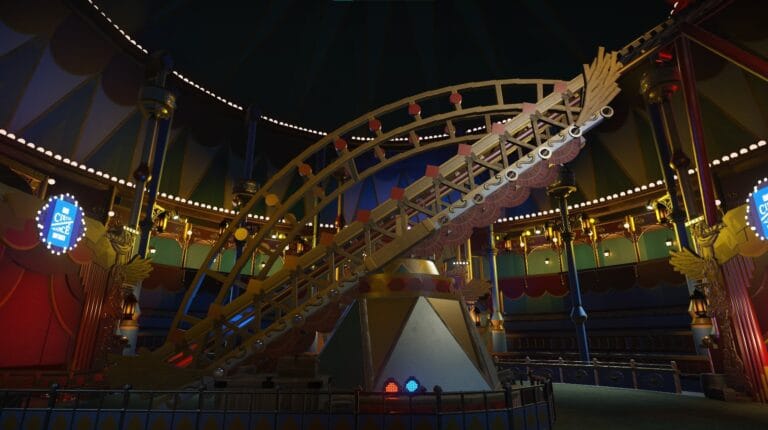 Geannuleerd Efteling-project Grand Circus Balancé nagebouwd in pretparkgame: klus van bijna 200 uur