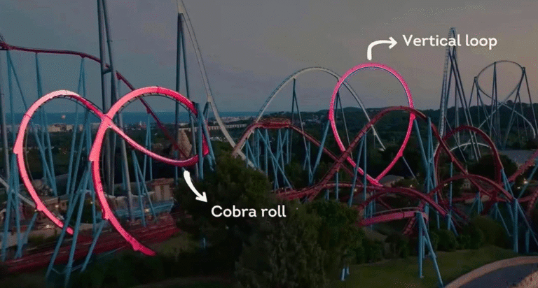 Grondige onderhoudsbeurt voor Dragon Khan: PortAventura vervangt meerdere baandelen