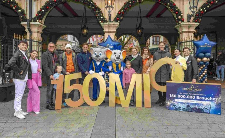 Europa-Park verwelkomt 150 miljoenste bezoeker tijdens jubileumjaar