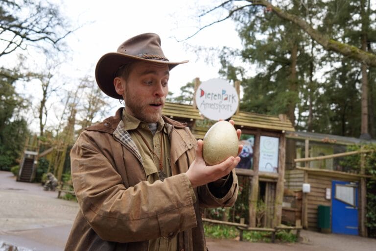 Zoektocht naar gouden dino-eieren tijdens Pasen in DierenPark Amersfoort