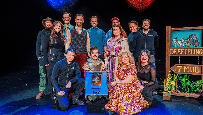 Efteling-musical Joris en de Draak ontvangt VVTP Gouden Ticket Award