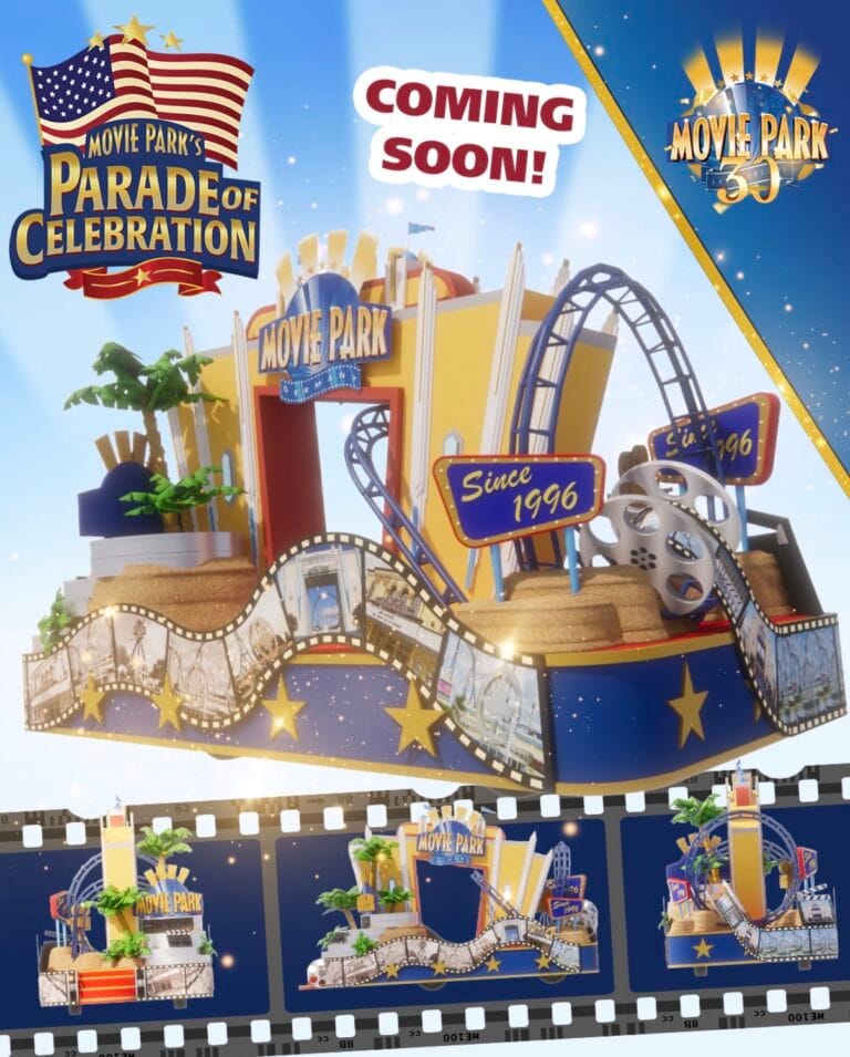 Movie Park Germany maakt details bekend van nieuwe jubileumparade