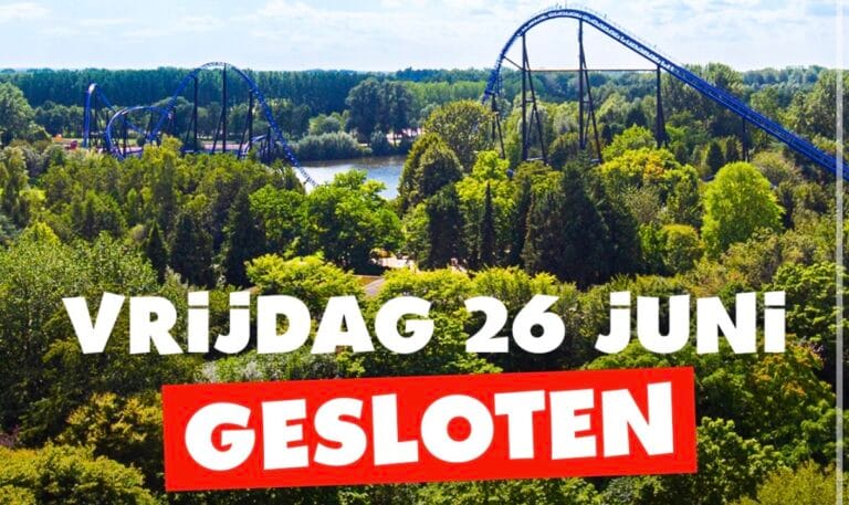 Walibi Holland sluit deuren vanwege code rood