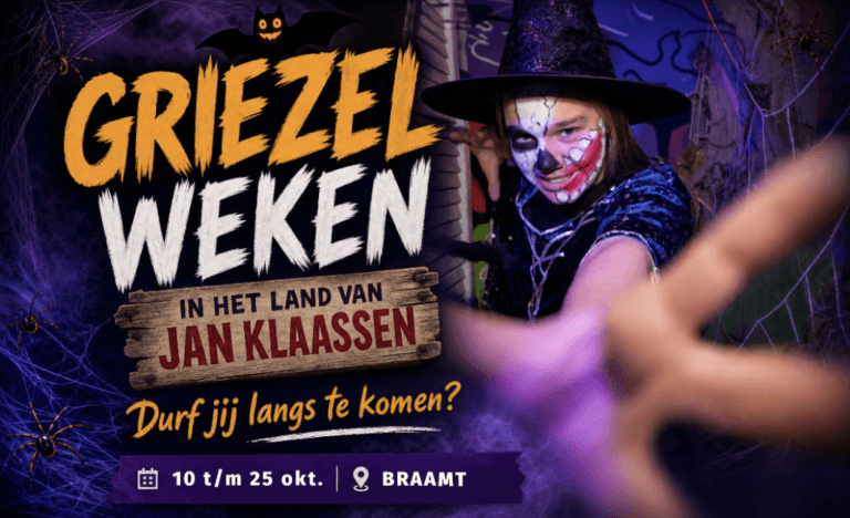 Het Land van Jan Klaassen verandert tijdens herfstvakantie in griezelparadijs