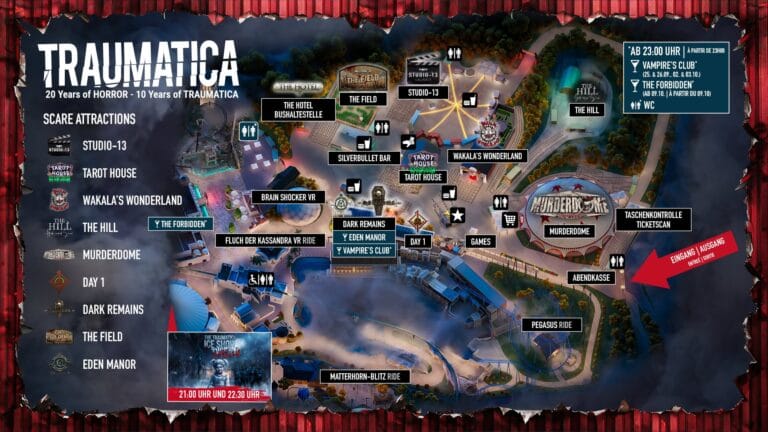 Traumatica maakt plattegrond 2026 bekend