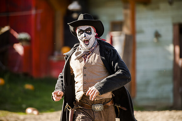 Halloween in La Mer de Sable met Black Jack als grote schurk